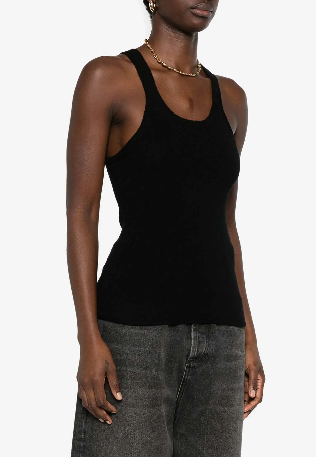 Fine Ribbed Tank Top