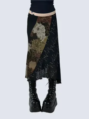 Floral Midi Skirt