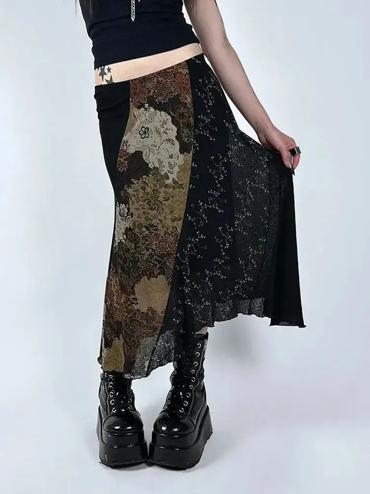 Floral Midi Skirt