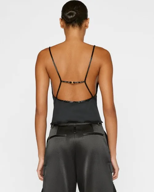 FRAME | Beaded Strap Cami | Black