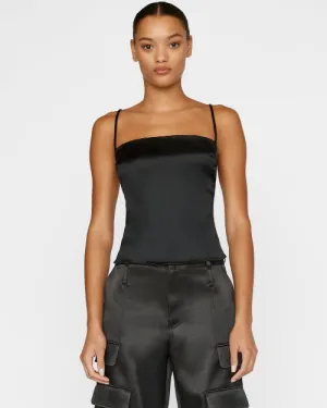 FRAME | Beaded Strap Cami | Black