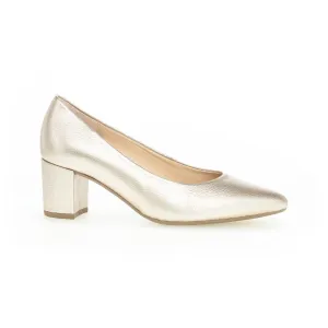 Gabor Kayo (21.450.62) - Ladies Court Shoe in Gold