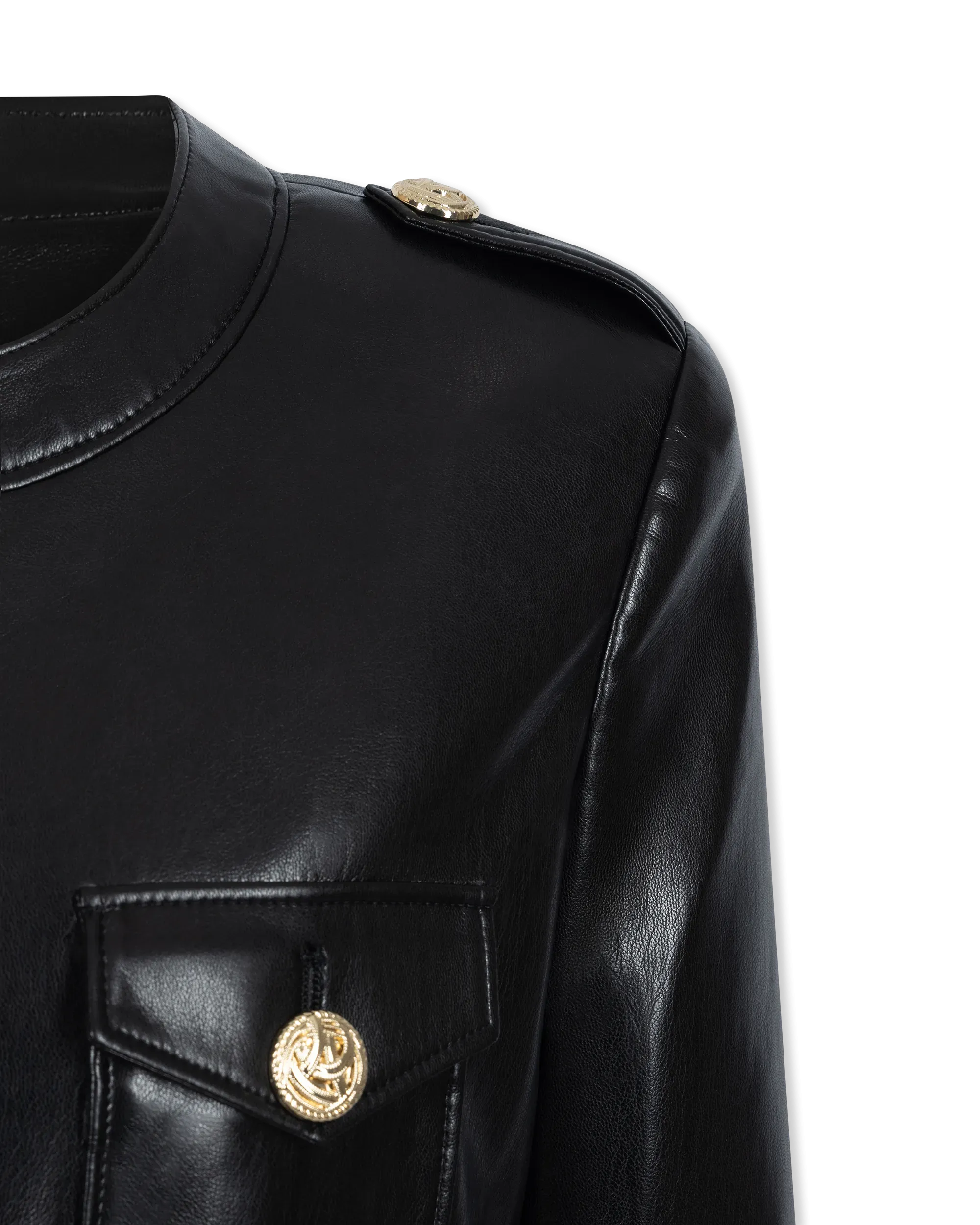 Generation Love Larsine Vegan Leather Blazer