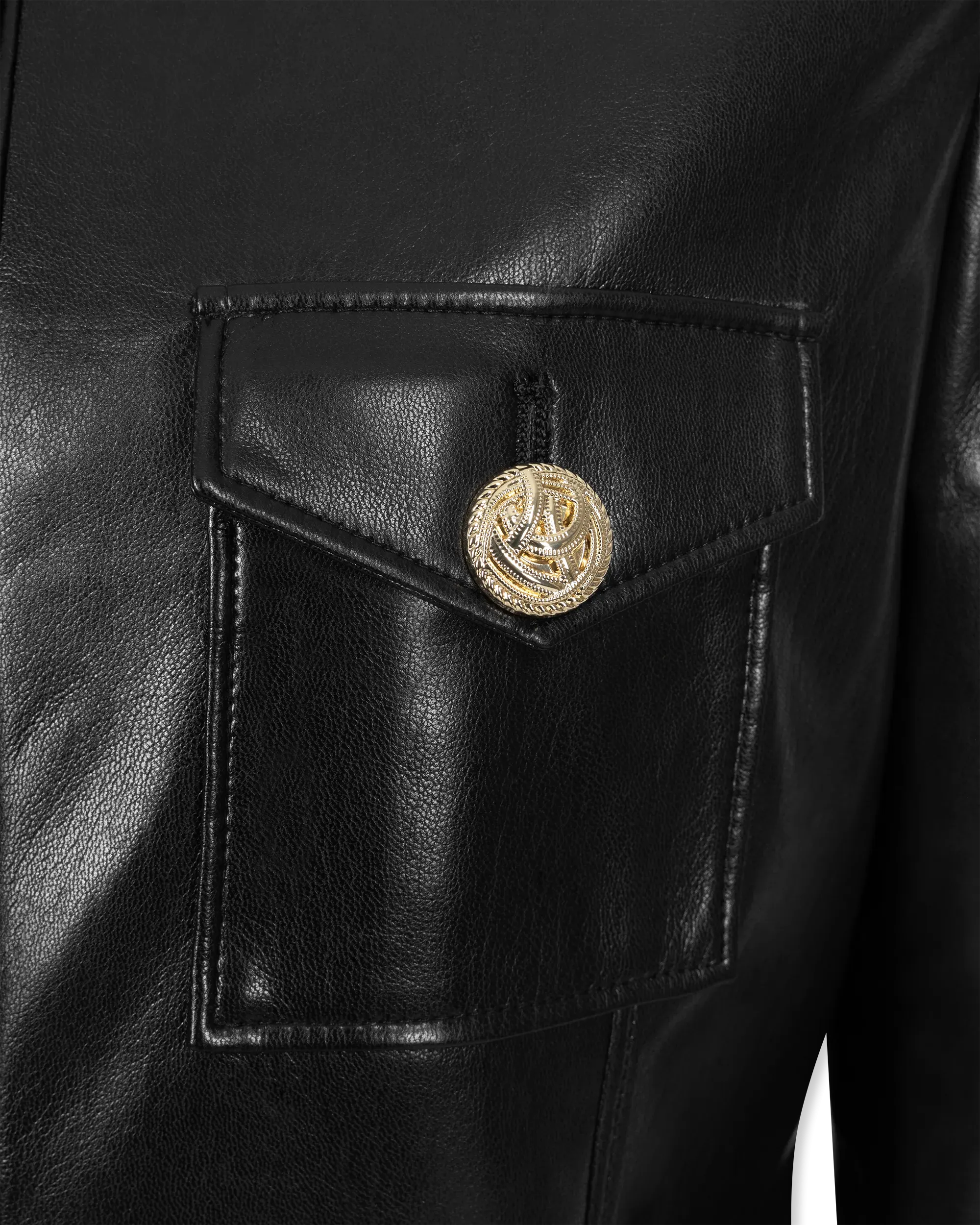 Generation Love Larsine Vegan Leather Blazer