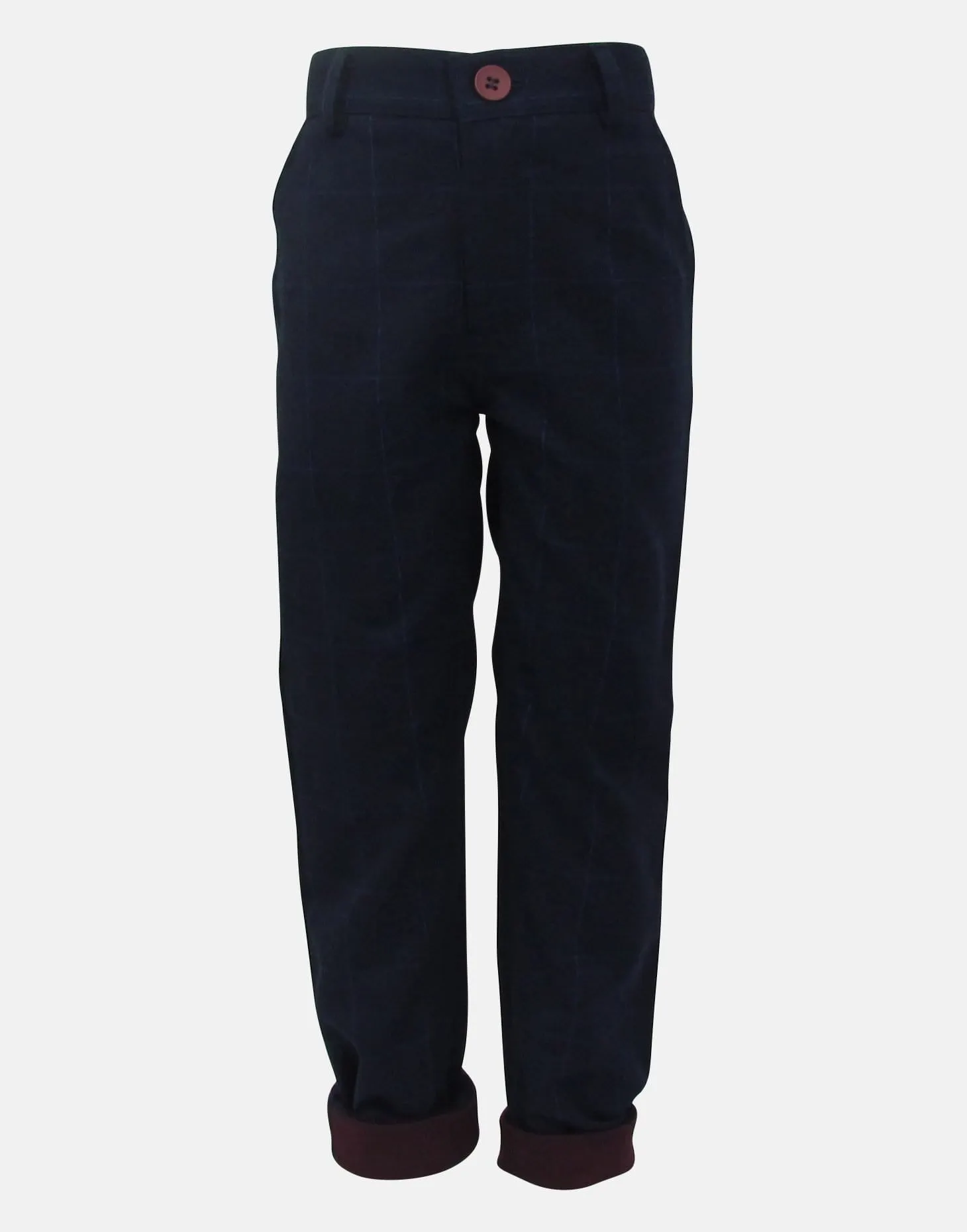 George : Blue checked trousers