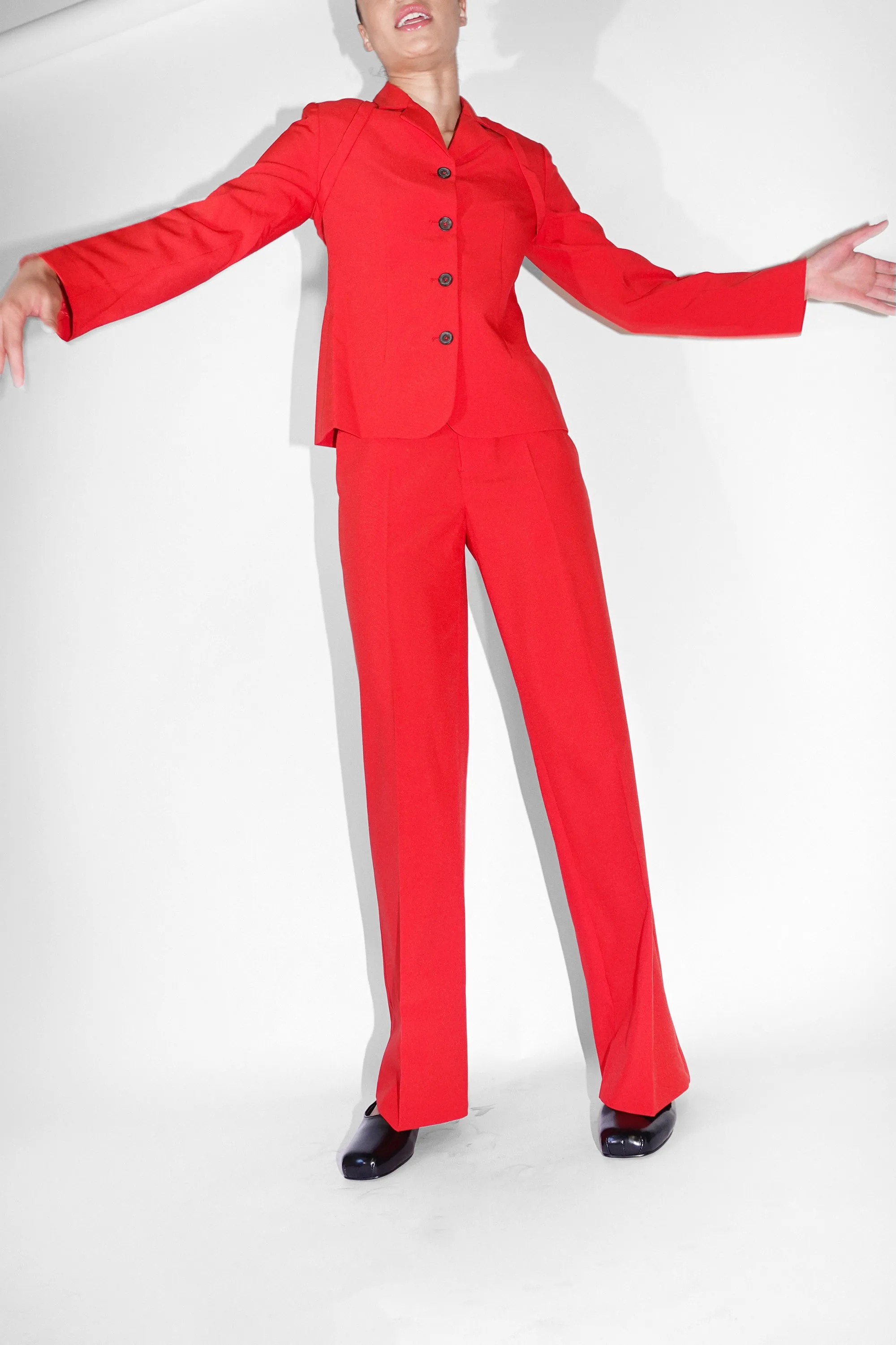 Glass Pant in Red