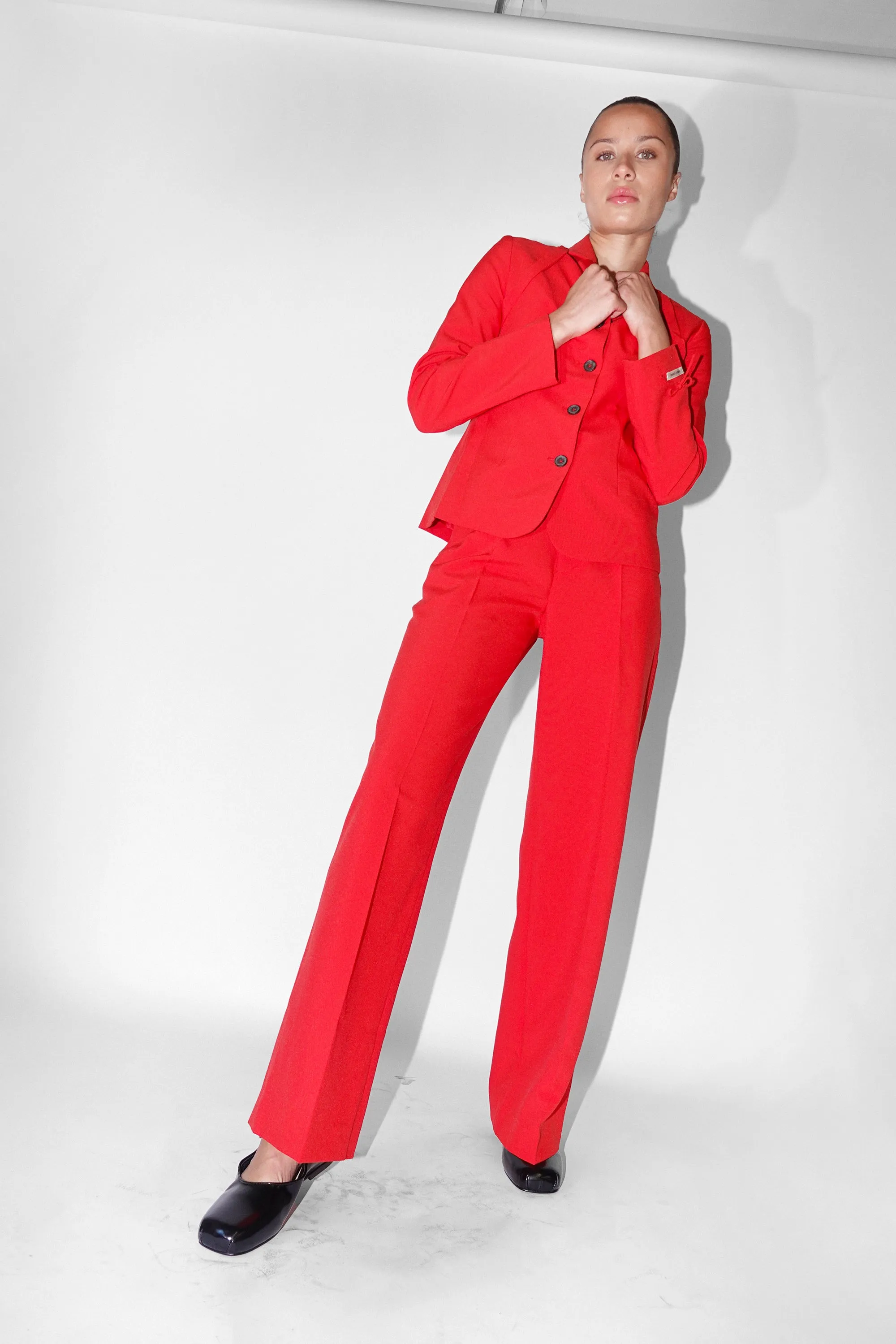 Glass Pant in Red