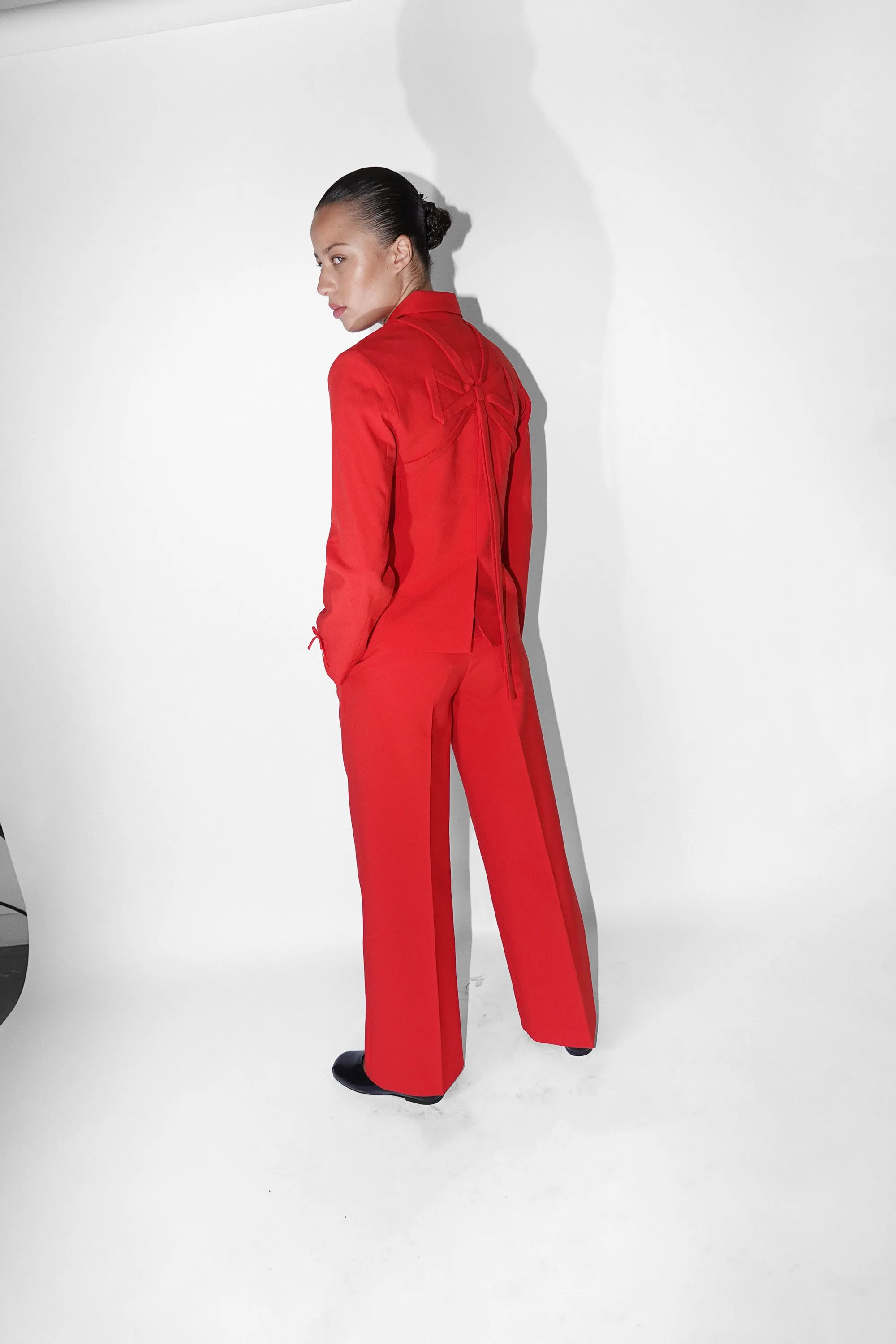 Glass Pant in Red