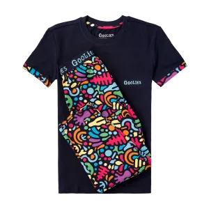 Goolies (Kids) Long Pyjamas - Jurassic - Trousers & T-Shirt