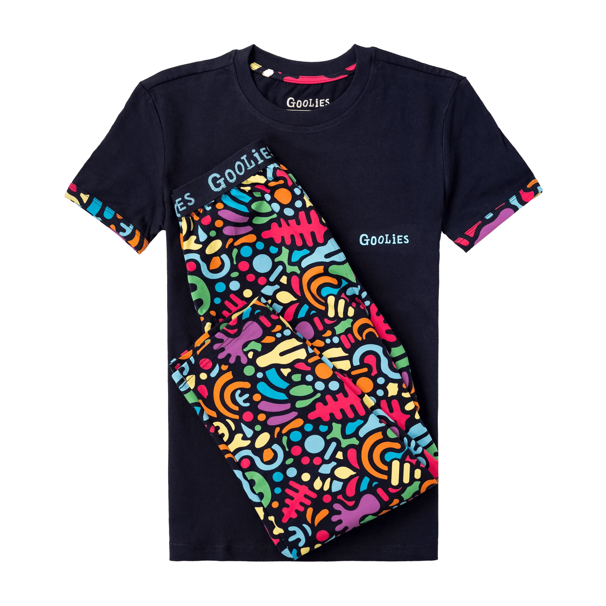 Goolies (Kids) Long Pyjamas - Jurassic - Trousers & T-Shirt