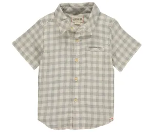 Grey Plaid Button Down