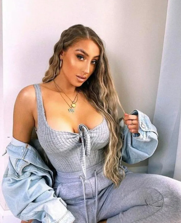 Grey Tie Front Rib Knit Bodysuit
