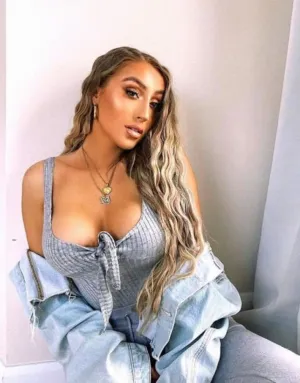 Grey Tie Front Rib Knit Bodysuit