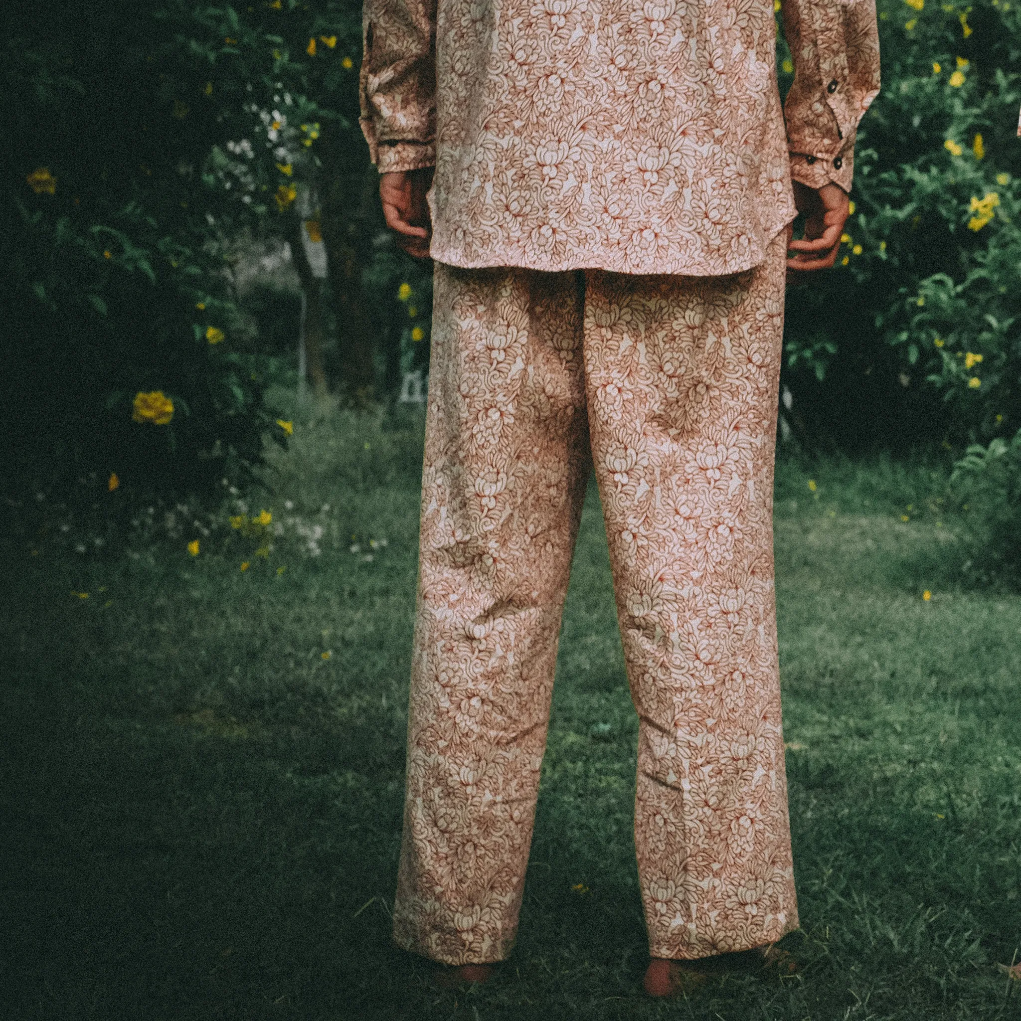 GUY LE TATOOER X LOCO MOSQUITO "THE NEW SUN" MENS TROUSERS