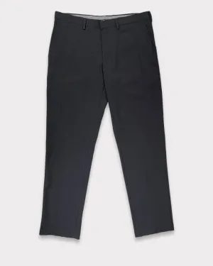 Haggar Men’s Grey Slim Fit Trousers (W36)