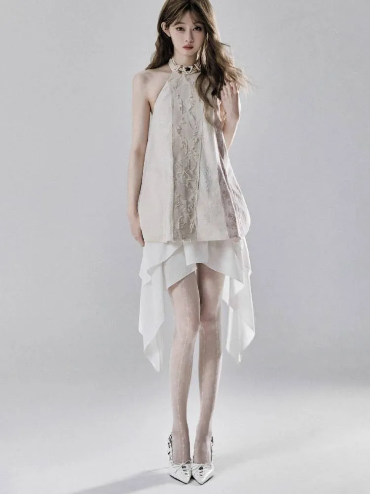 Halter neck sleeveless tops【s0000009248】