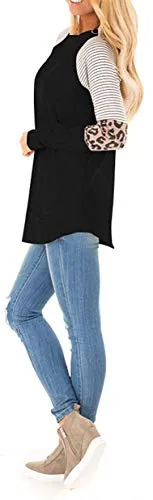 HARHAY Women's Leopard Print Tunic