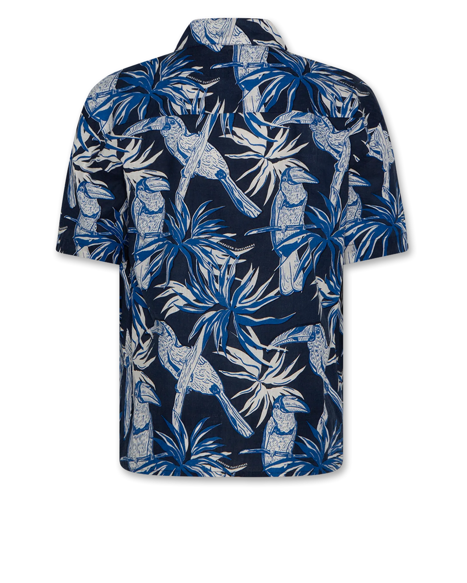 hawaiian kalahari shirt 000725 - mid blue