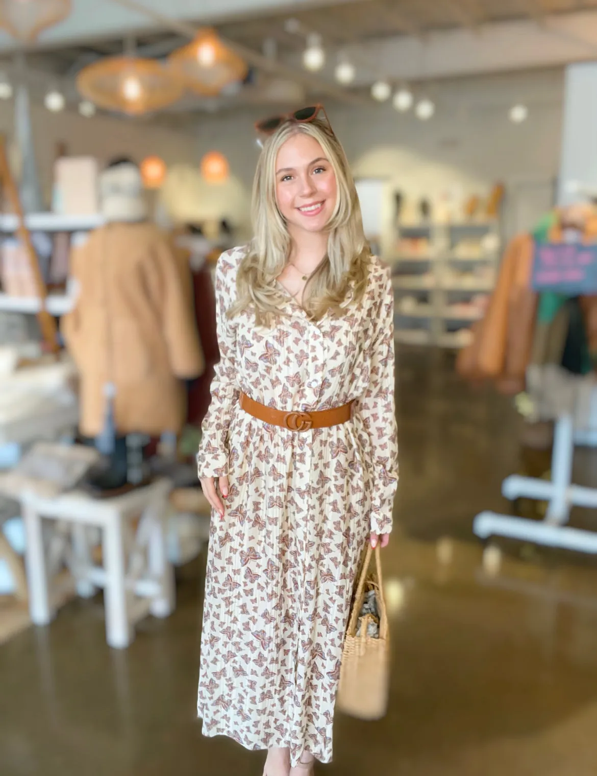 Heart Flutters Midi Shirt