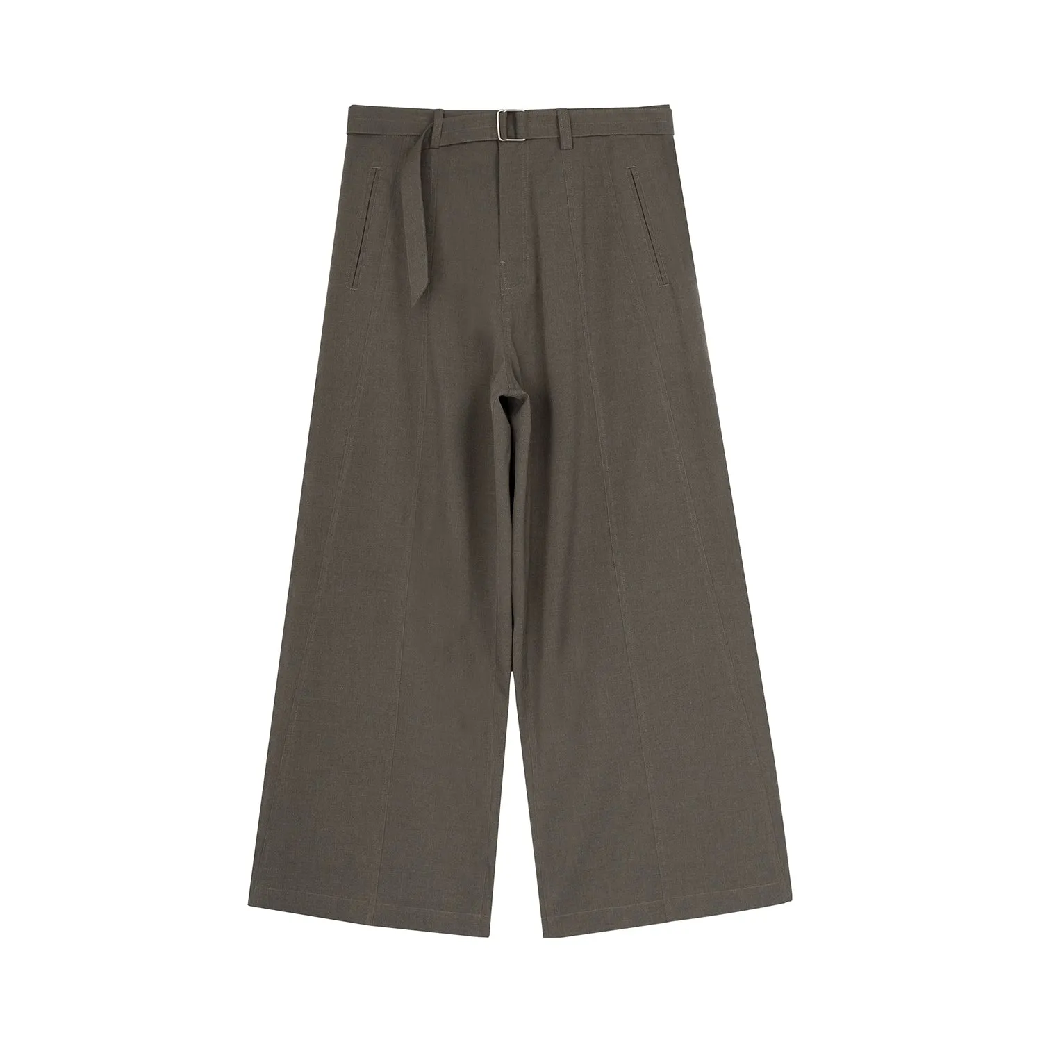 High-Waist Wide-Leg Trousers