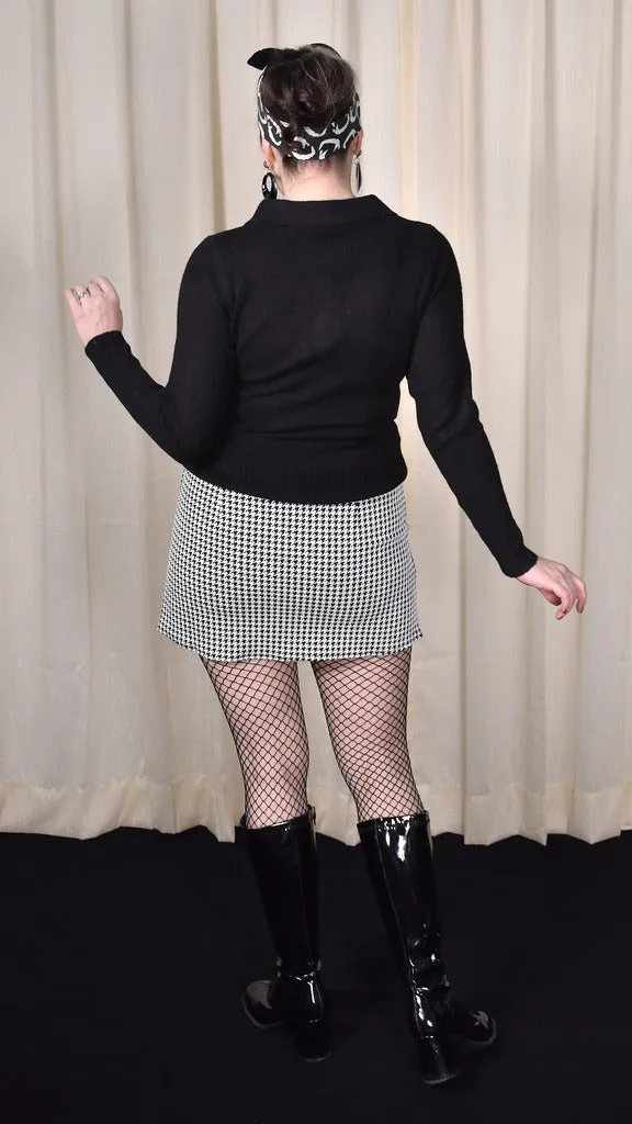 Houndstooth Cathy Mini Skirt