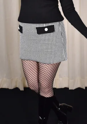 Houndstooth Cathy Mini Skirt