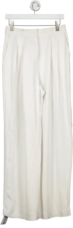 House of Dagmar Beige Wide Suit Trouser UK S