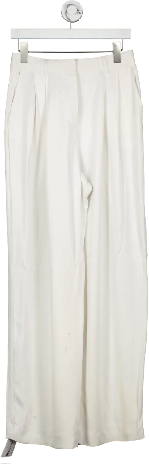 House of Dagmar Beige Wide Suit Trouser UK S