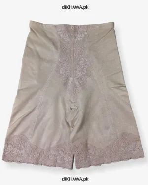 Imported Stocklot Branded Mid Waist Boyleg Panty In Net Panty Stretchable Net Lace Panty 2021