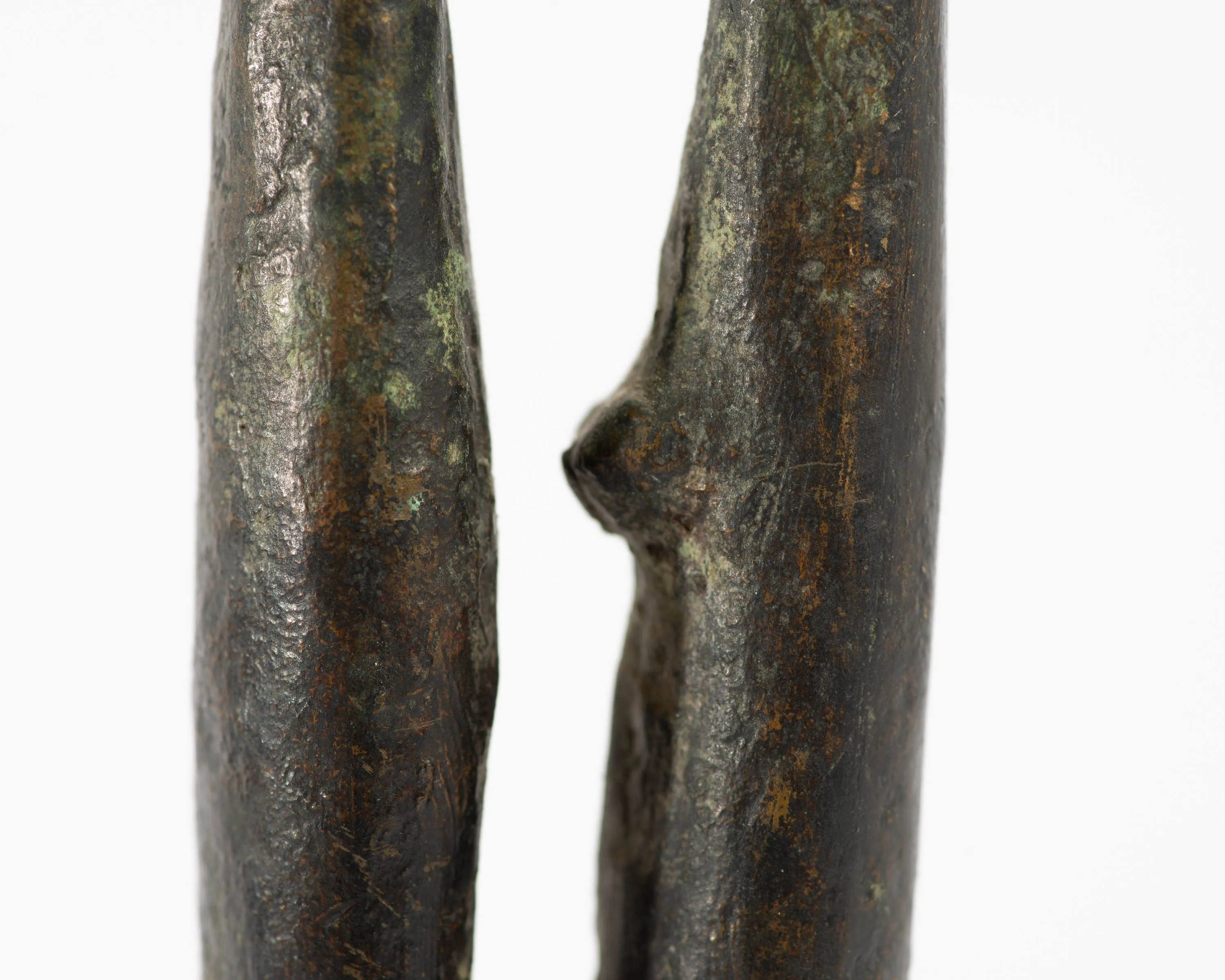 Isidore Grossman Signed Bronze Abstract Sculpture