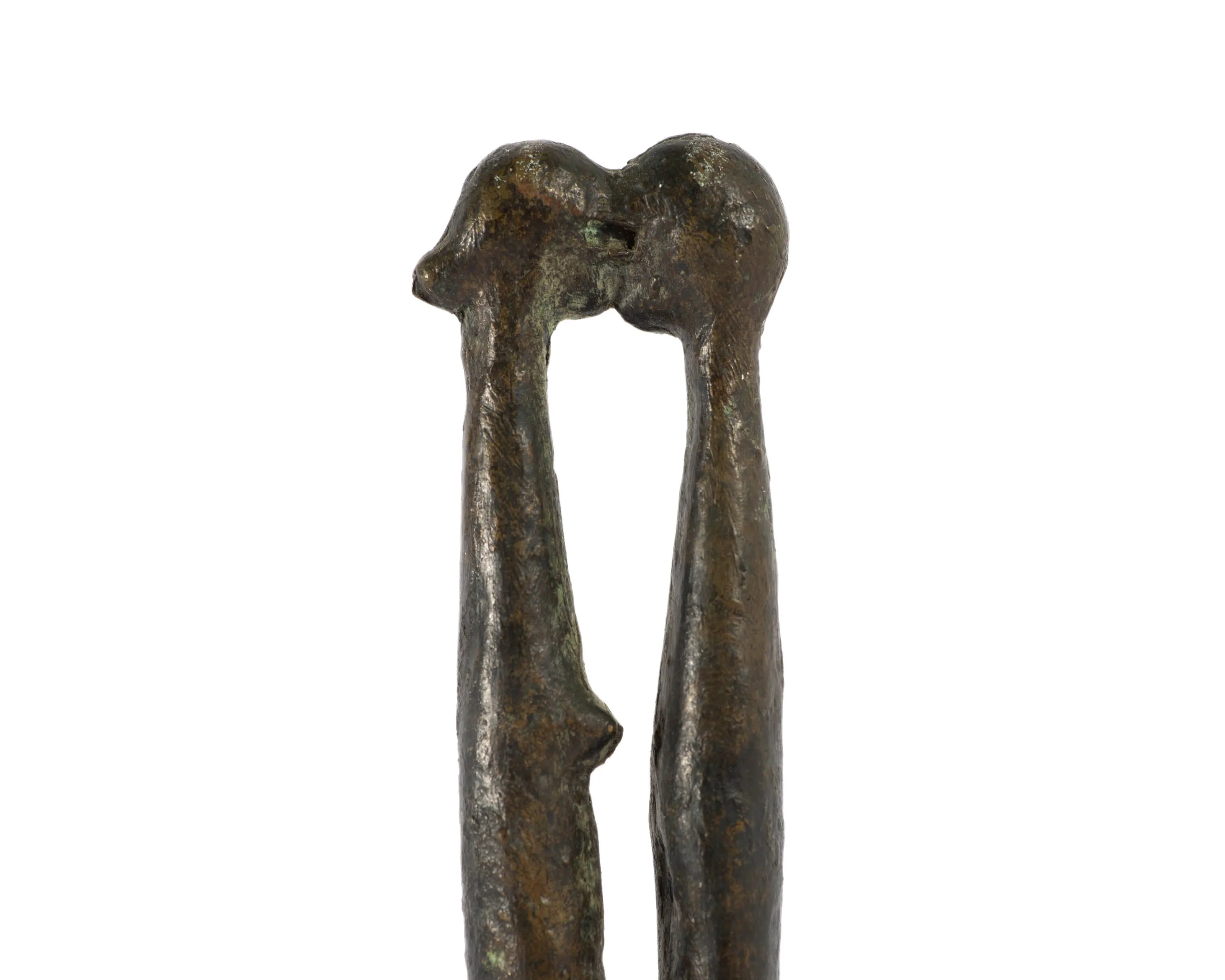 Isidore Grossman Signed Bronze Abstract Sculpture