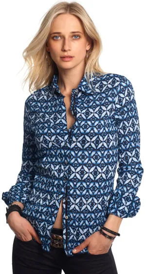 JAIPUR INDIGO BUTTON DOWN SHIRT