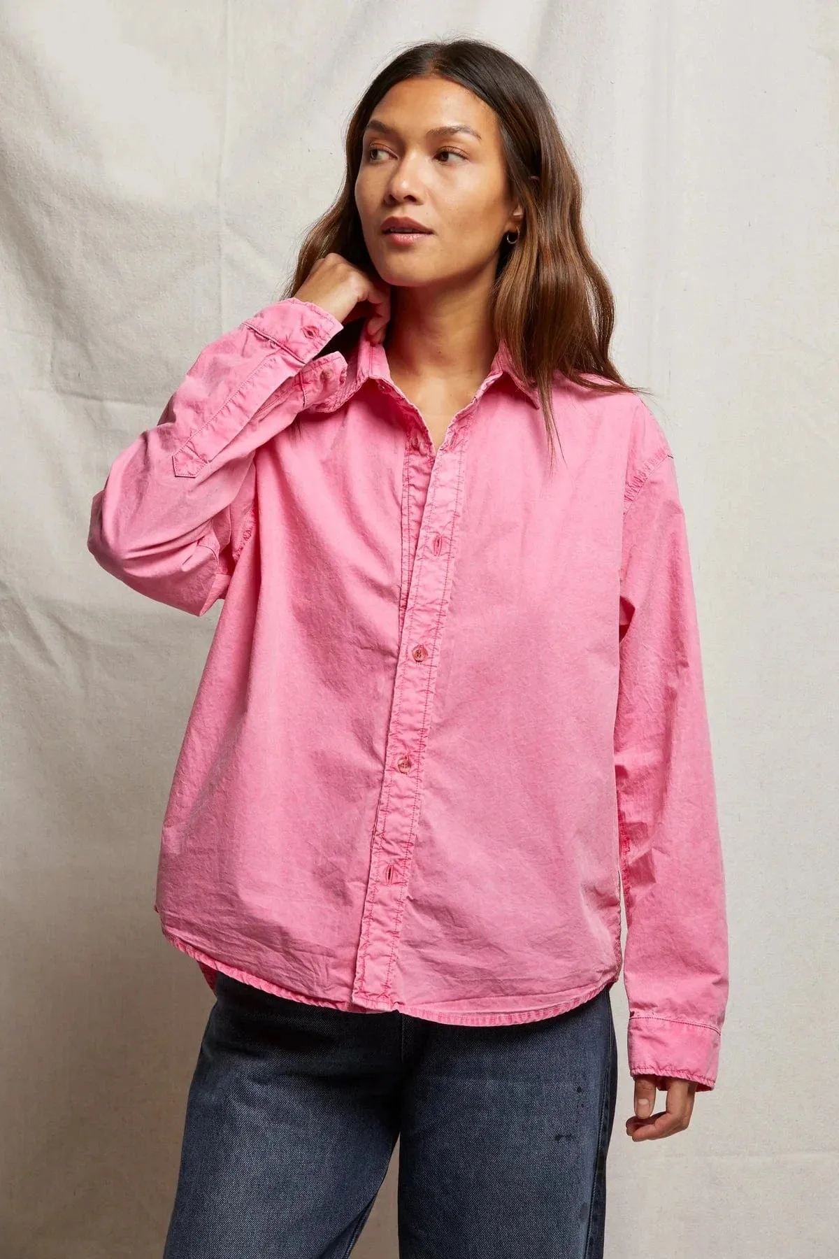 James Button Down | Pink Bloom