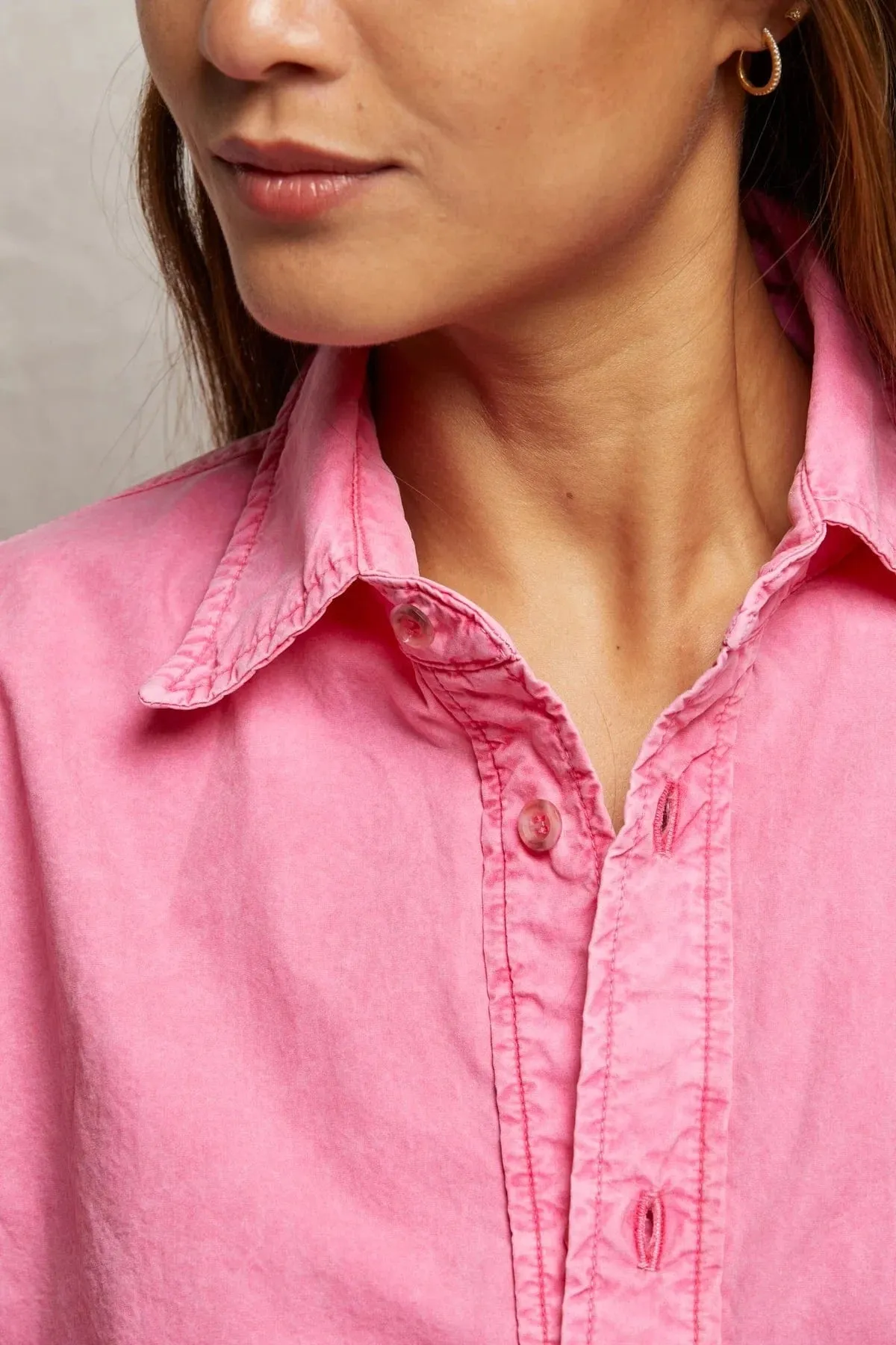 James Button Down | Pink Bloom