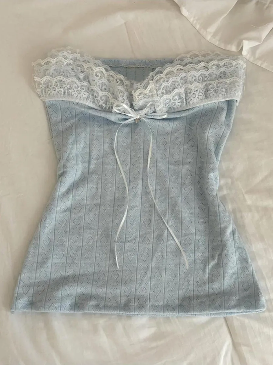 JazzHer Harajuku Halter tops Fashion Sweet Soft Y2K Women Sleeveless Clothing Classic Chic Singlet Sweet Cute Sleeveless Maiden Camisole