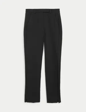 Jersey Slim Fit Ankle Grazer Trousers