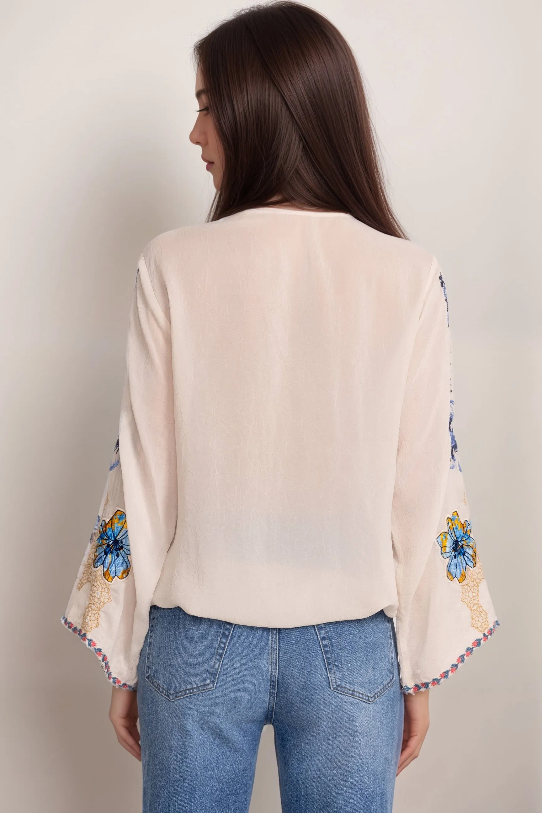 Johnny Was Dianne Button-Down Blouse C16124 *