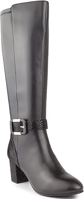 Karen Scott Womens Isabell Dress Boots, Black, Size 5.5