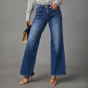 Kimberly® | Mid-Rise Baggy Jeans