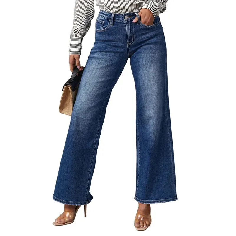Kimberly® | Mid-Rise Baggy Jeans