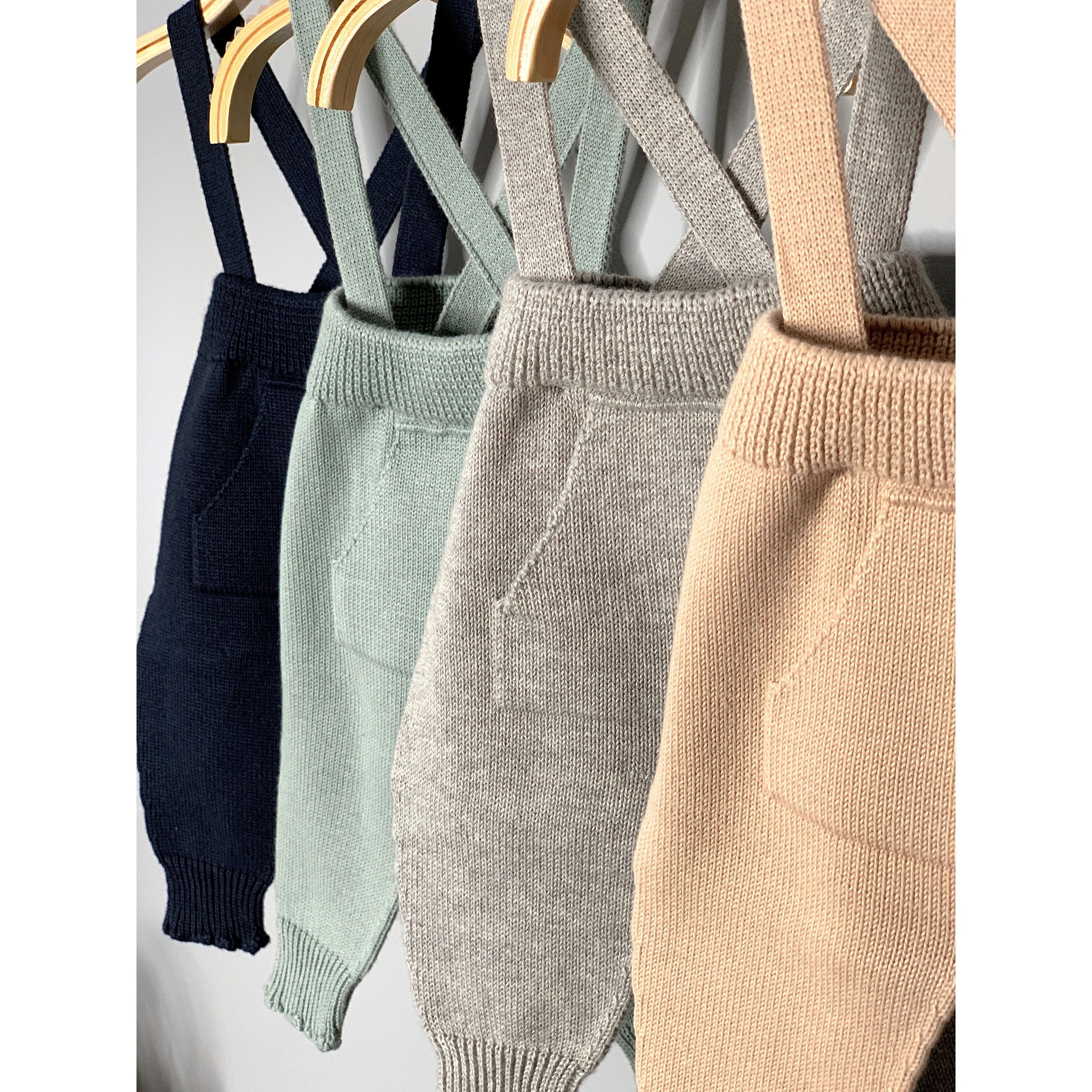 Knitted Trousers with Braces
