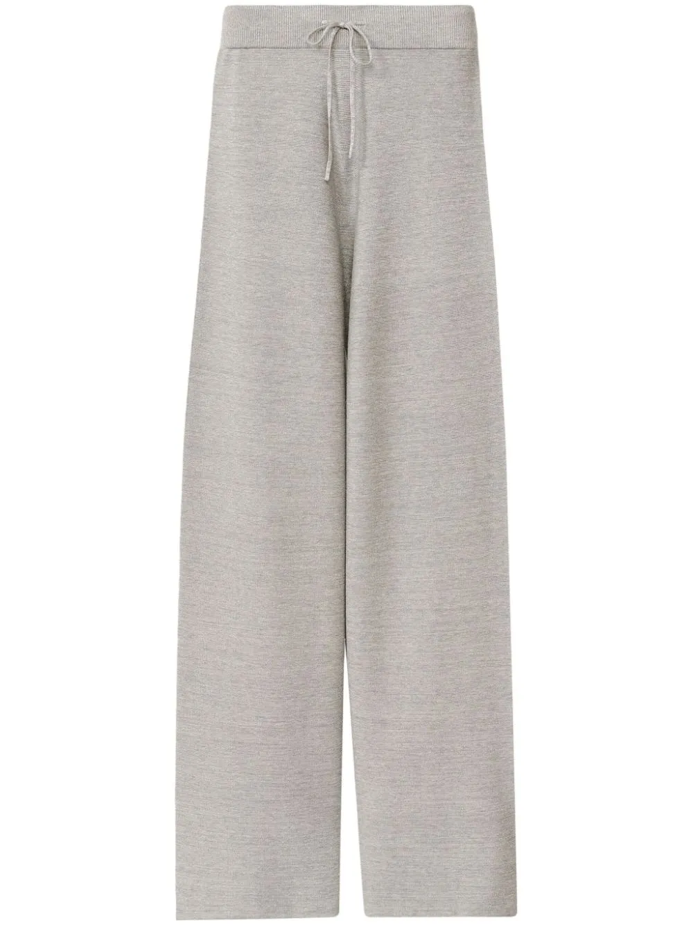 Knitted wide-leg trousers