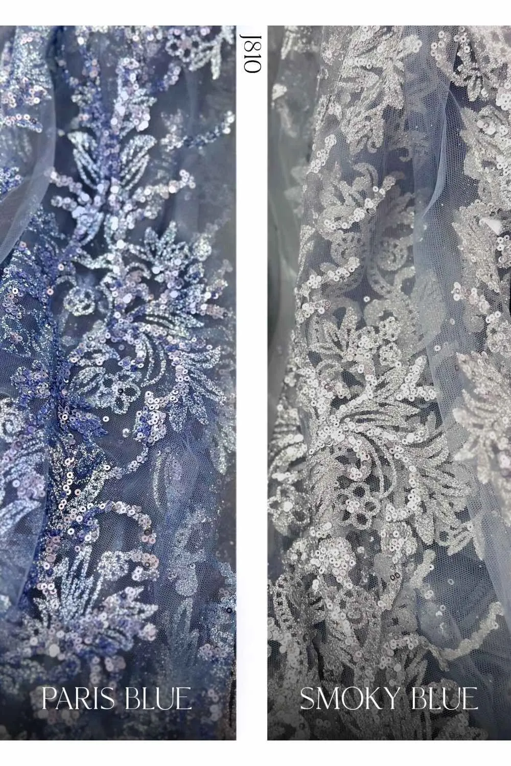 Ladivine J810 Long Fitted Floral Glitter Print Corset Gown