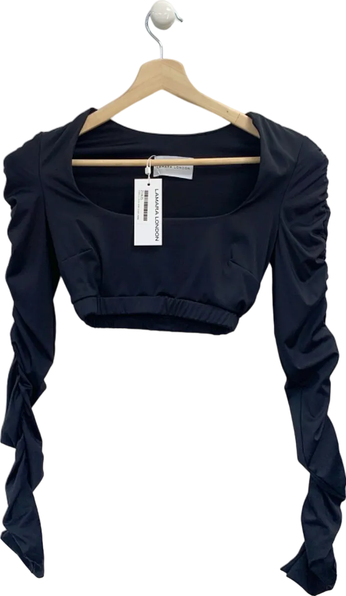 Lamara London Black Crop Top XS/S