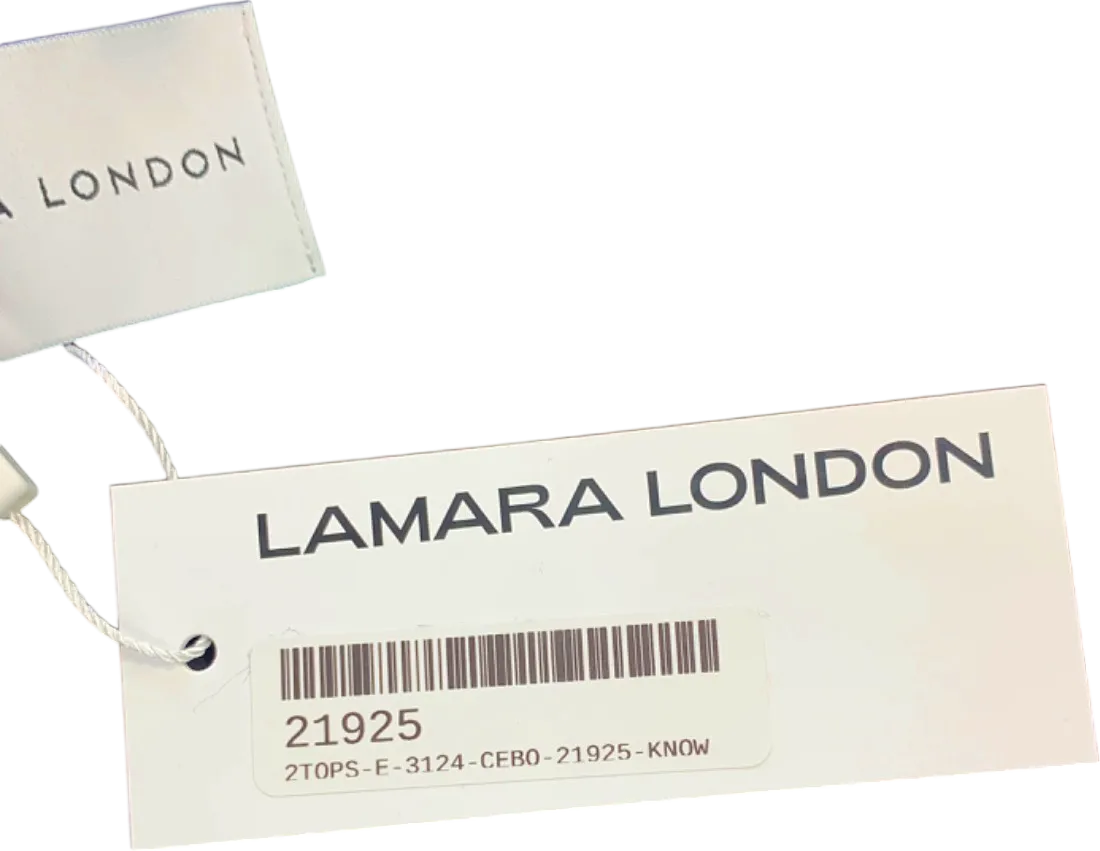Lamara London Black Crop Top XS/S