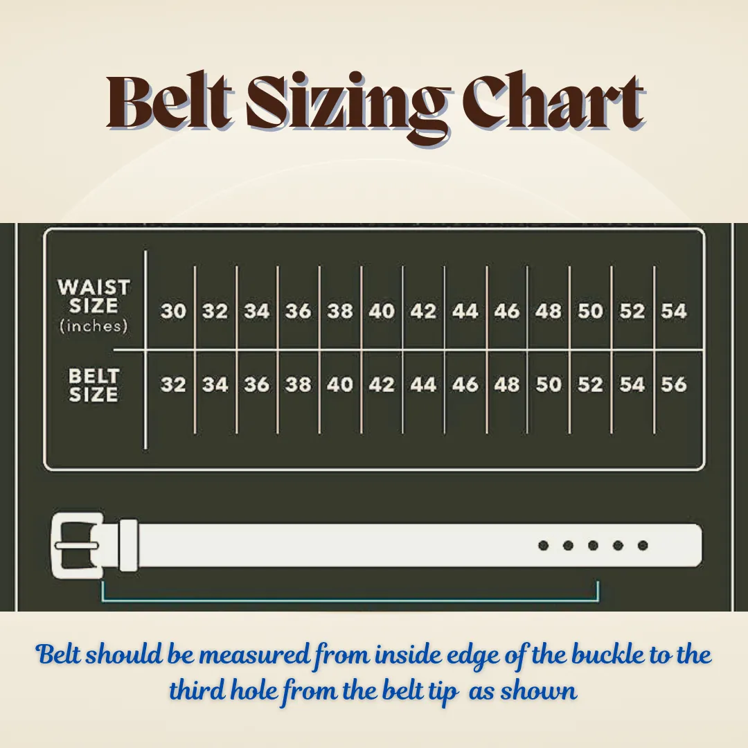 LCE Mens Leather Belt 40mm