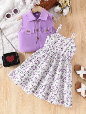 Leather jacket button down shirt| Young Girls' Shirt Buttoned Jacket