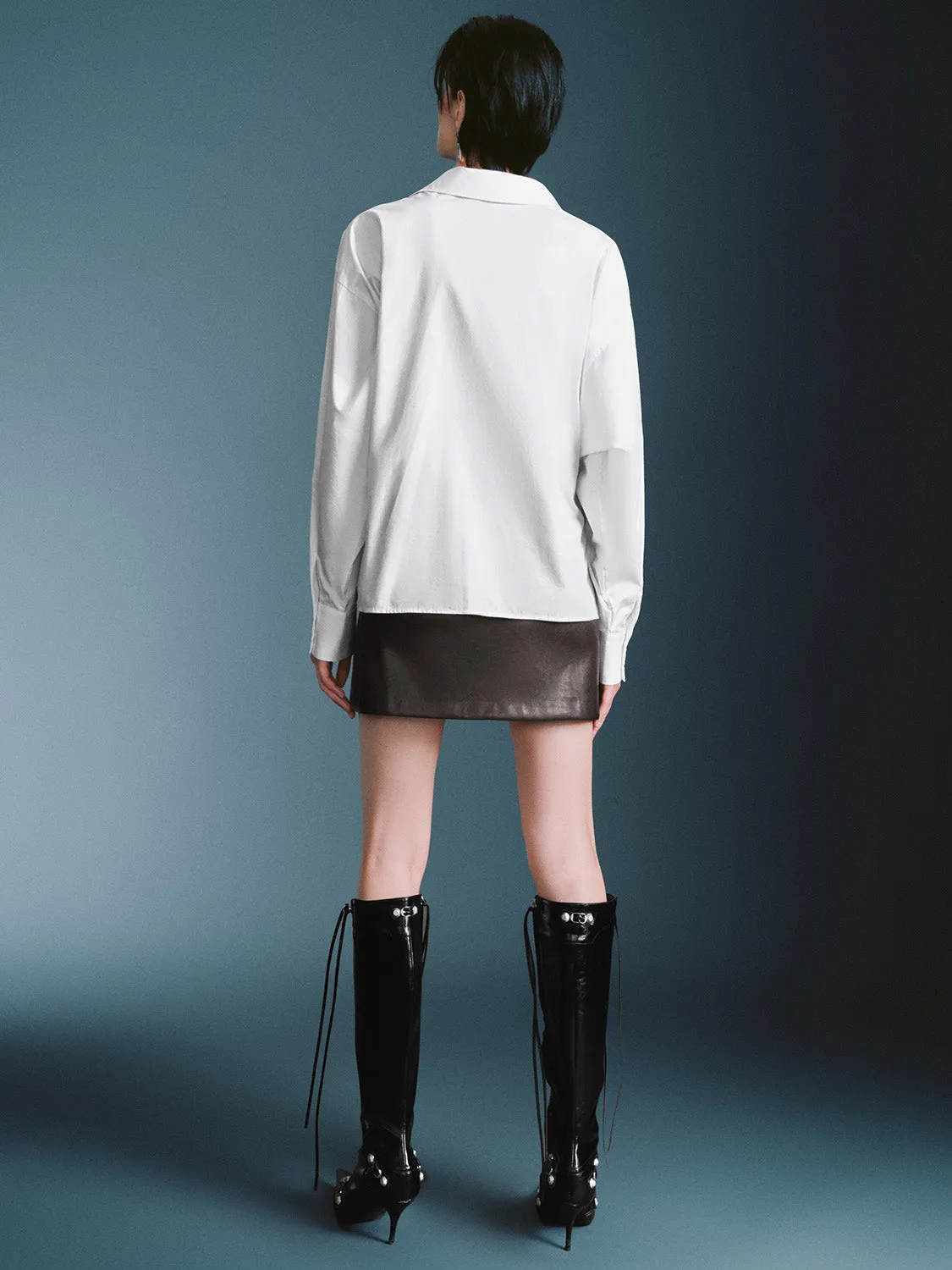 Leather Straight Skirts