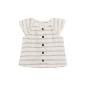 Lena Muslin Button Down - Arley Stripe