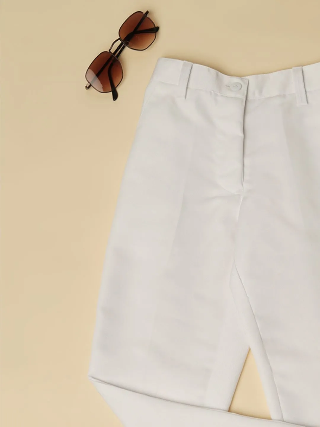 Light White Formal Trousers